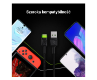 Green Cell Kabel USB 3.0 - USB-C (LED, 2m) - 546124 - zdjęcie 5